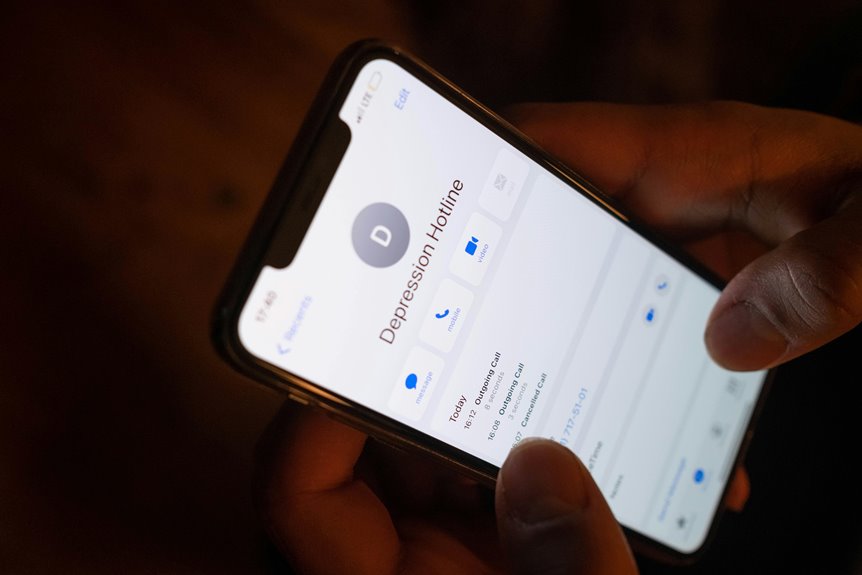 24 hour help hotline numbers